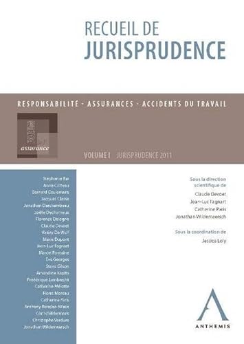 9782874555879: RECUEIL DE JURISPRUDENCE -RESPONSABILITE - ASSURANCES - ACCIDENTS DU TRAVAIL