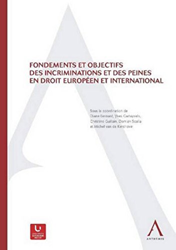 9782874556708: FONDEMENTS ET OBJECTIFS DES INCRIMINATIONS ET DES PEINES EN DROIT EUROPEN ET IN