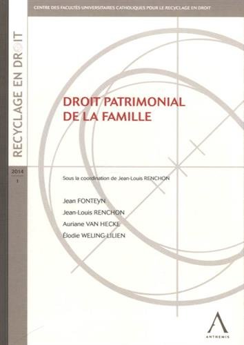 9782874556951: Droit patrimonial de la famille