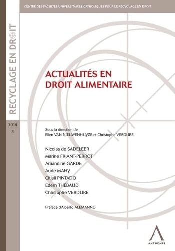 Stock image for Actualites en Droit Alimentaire for sale by Revaluation Books