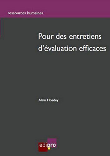 Stock image for Pour des entretiens d'valuation efficaces for sale by medimops