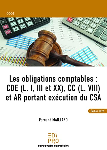 Stock image for Les obligations comptables : CDE (L. I, III et XX), CC (L. VIII) et AR portant ex cution du CSA for sale by WorldofBooks