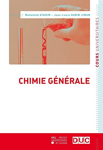 Beispielbild fr Chimie gnrale zum Verkauf von Ammareal