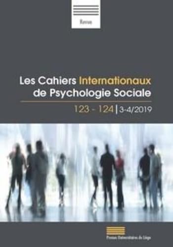 Stock image for Les Cahiers Internationaux de Psychologie Sociale N 123-124 for sale by Gallix