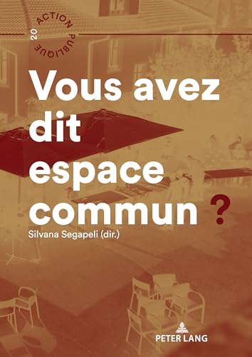 9782875743961: Vous Avez Dit ‘espace Commun’?: Nouvelles Pratiques, thiques Et Formes Sensibles De Gouvernance De La Ville Et Du Territoire