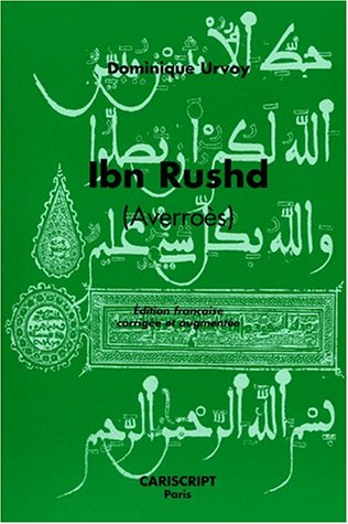 Imagen de archivo de Ibn Rushd: Averro s a la venta por Librairie Theatrum Mundi