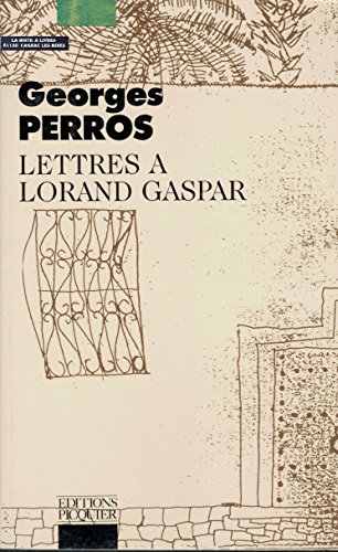 Beispielbild fr Lettres  Lorand Gaspar zum Verkauf von medimops