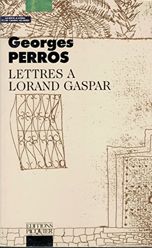 Stock image for Lettres  Lorand Gaspar for sale by medimops