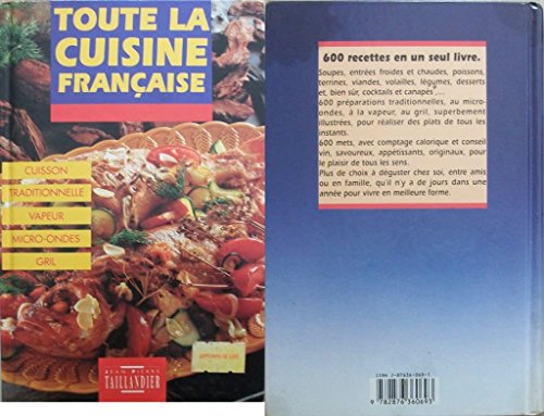 Stock image for Toute la cuisine fran�aise for sale by Wonder Book