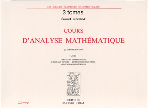 Cours d'analyse mathématique