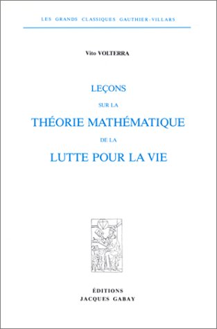Leçons sur la théorie mathématique de la lutte pour la vie, 1931