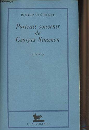 9782876530256: Portrait souvenir de Georges Simenon: Entretien