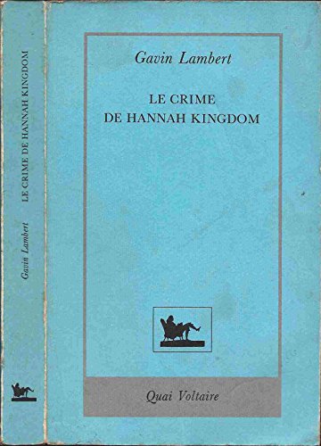 9782876531017: Le crime de Hannah Kingdom