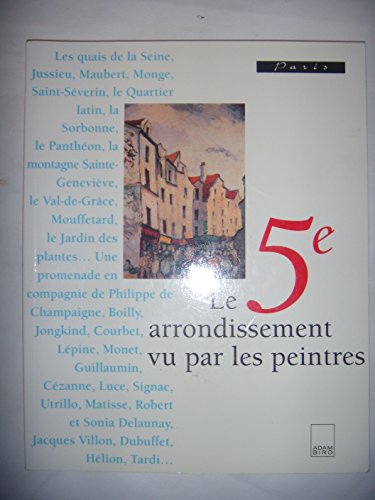 9782876602168: Le 5e arrondissement vu par les peintres: [Paris
