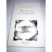 9782876730670: La maison des mémorables: Poème (Recueil) (French Edition)