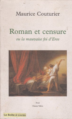 ROMAN ET CENSURE (9782876732285) by COUTURIER, Maurice