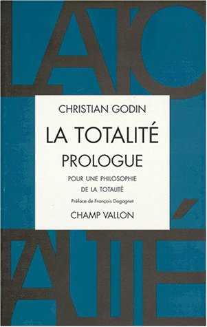 Stock image for Prologue : pour une philosophie de la totalite for sale by Ammareal