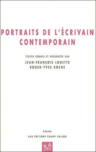 9782876733787: Portraits de l'crivain contemporain