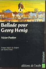 Beispielbild fr Ballade pour Georg Henig zum Verkauf von Ammareal