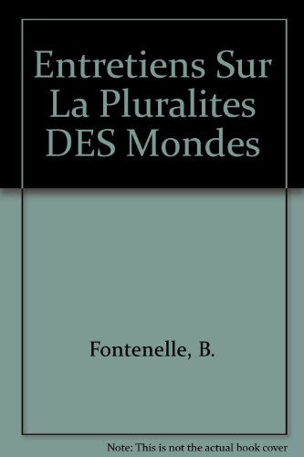 Beispielbild fr Entretiens Sur La Pluralites DES Mondes zum Verkauf von medimops