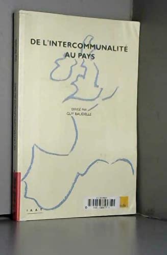 Beispielbild fr De l'intercommunalit au pays Baudelle, Guy zum Verkauf von LIVREAUTRESORSAS