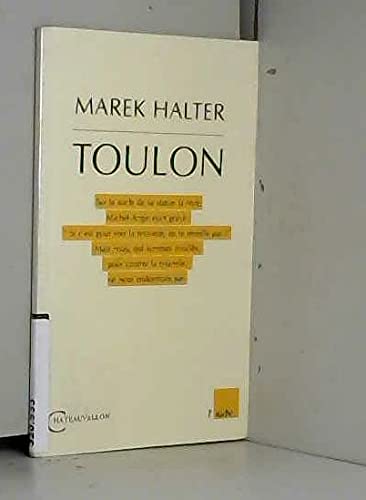 Beispielbild fr Toulon zum Verkauf von Librairie Th  la page