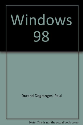 Imagen de archivo de Dcouvrir Windows 98 a la venta por Ammareal