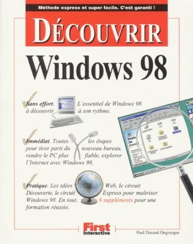 Stock image for Dcouvrir Windows 98 for sale by Ammareal