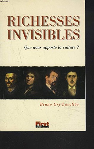 Stock image for Richesses invisibles for sale by GF Books, Inc.