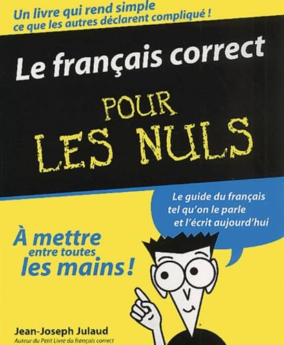 Stock image for FRANCAIS CORRECT POUR LES NULS for sale by Ammareal