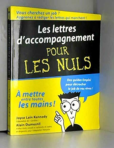 Beispielbild fr Les Lettres d'accompagnement pour les Nuls zum Verkauf von Ammareal