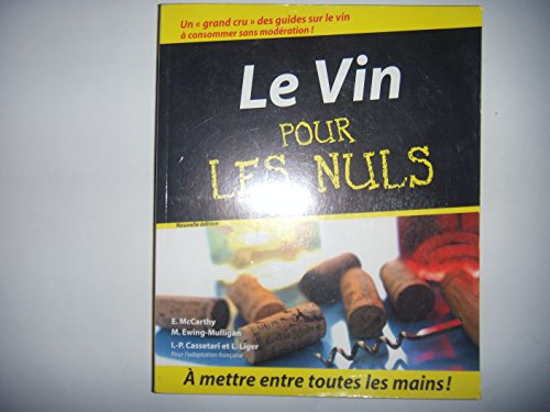 Stock image for Le Vin pour les nuls for sale by Ammareal