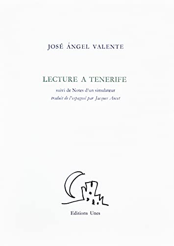 Imagen de archivo de Lecture à Ténérife a la venta por LeLivreVert