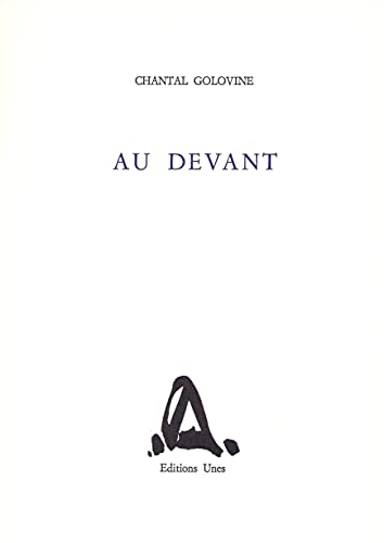 Stock image for Au devant [Broch] Golovine, Chantal for sale by La bataille des livres