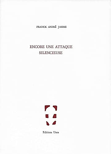 Beispielbild fr Encore une attaque silencieuse [Paperback] Jamme, Franck Andr zum Verkauf von LIVREAUTRESORSAS