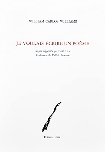 9782877041348: Je voulais crire un pome