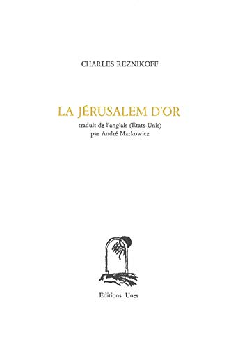 Beispielbild fr La Jrusalem d'or zum Verkauf von medimops