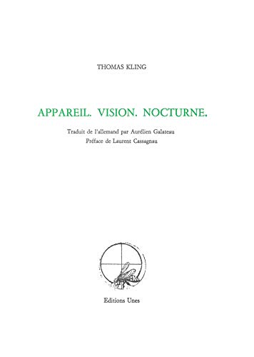 Beispielbild fr appareil. vision. nocturne zum Verkauf von LIVREAUTRESORSAS