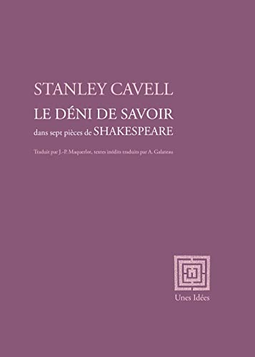 Beispielbild für Le déni de savoir dans sept pièces de Shakespeare zum Verkauf von medimops