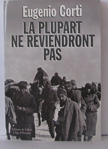Stock image for La Plupart ne reviendront pas for sale by medimops