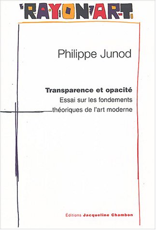 Transparence et opacitÃ (French Edition) - Jacqueline Chambon