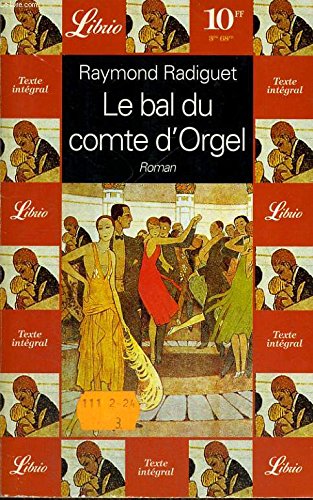 Beispielbild fr Fr. Bal du Comte d'Orgel. zum Verkauf von Powell's Bookstores Chicago, ABAA