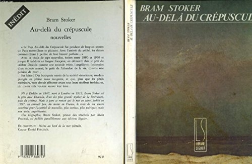 Imagen de archivo de Au-del du cr puscule : nouvelles [Paperback] Stoker Bram a la venta por LIVREAUTRESORSAS