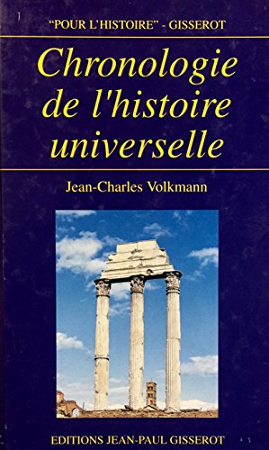 Beispielbild fr Chronologie de l'histoire universelle zum Verkauf von Ammareal