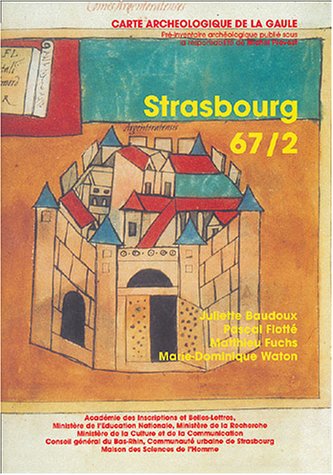 Carte archéologique de la Gaule --------- 67 - STRASBOURG