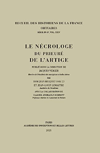 Beispielbild fr Le ncrologe du Prieur de l'Artige zum Verkauf von Ammareal