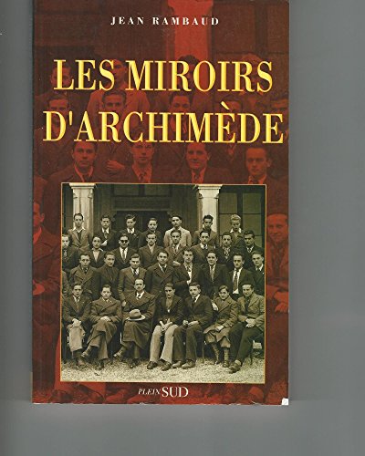 Beispielbild fr Miroirs d archimede zum Verkauf von Ammareal