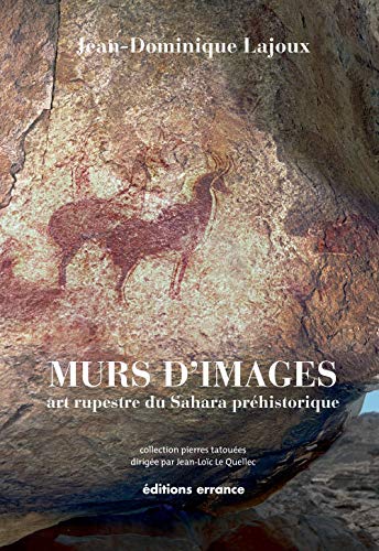Stock image for Murs d'images: Art rupestre du Sahara prhistorique for sale by Gallix