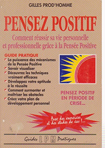 Stock image for Pensez positif for sale by A TOUT LIVRE