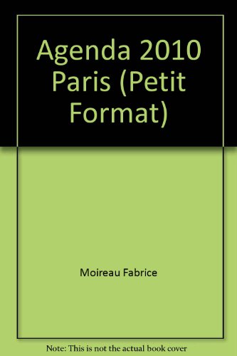Imagen de archivo de Agenda 2010 Paris (Petit Format) a la venta por medimops